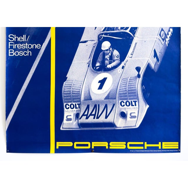 Interserie Keimola Original Porsche Poster by Erich Strenger, 1972 For Sale - Image 9 of 12