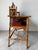 19th-Century English Aesthetic Movement Burnt Bamboo & Lacquer Writing Desk With Mirror For Sale - Image 11 of 17
