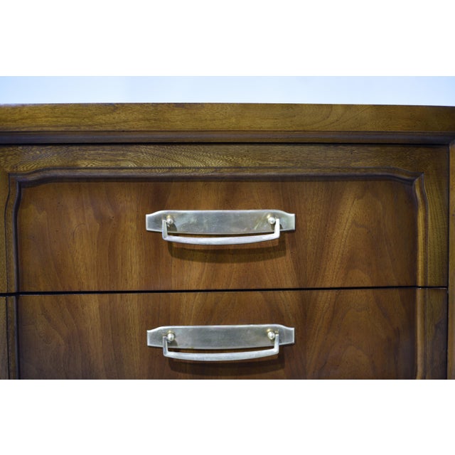 Brown 1970s Campaign Style Nightstands by Henry M Goodman Furniture — Pair For Sale - Image 8 of 12