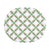Wood Ballito 30 in. Seat Height Oval Rattan Bar Stool with Footrest, French White, Green & Brown For Sale - Image 7 of 8