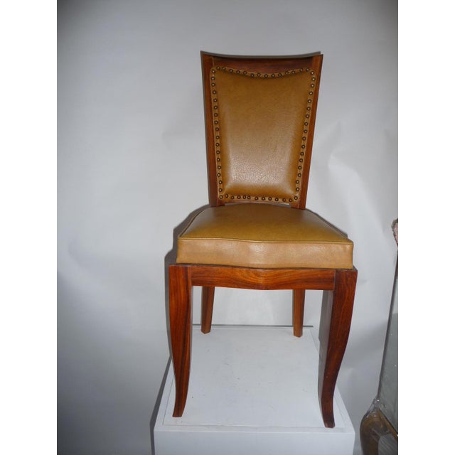 Vintage French Art Deco Dining Chairs, 1930s, Set of 10 For Sale - Image 14 of 14