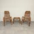 1970s Vintage Italian Chairs and Coffee Table in Wicker, 1970s, Set of 3 For Sale - Image 5 of 18