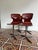 Four original pagholz thur-op chairs with the iconic “smiley” handle in the backrest. designer: adam stegner manufacturer:...