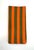 Mid-Century Modern 1960s Mid-Century Modern Orange and Olive Green Striped Cotton Napkins - Set of 6 For Sale - Image 3 of 8