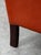 Mid Century Danish Modern Lounge Chair Wingback Red Leather High Back Tufted MCM For Sale - Image 11 of 12