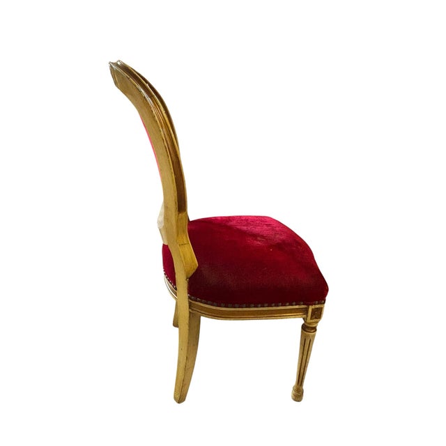Historic Philadelphia Orchestra Academy of Music Proscenium Box Chair With Original Brass Identifier Plaque For Sale - Image 4 of 8