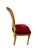 Historic Philadelphia Orchestra Academy of Music Proscenium Box Chair With Original Brass Identifier Plaque For Sale - Image 4 of 8