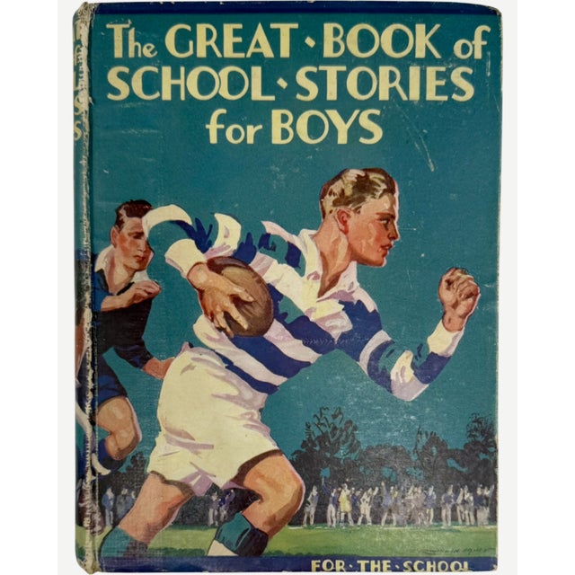 The Great Book of School Stories for Boys by Herbert Strang 1932 Book For Sale - Image 14 of 14