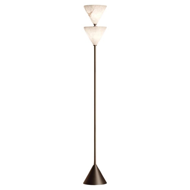 Black Shiny Black Veils Floor Lamp by Alabastro Italiano For Sale - Image 8 of 8