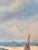 Vintage 1940s Impressionist Sailboat Oil Painting For Sale - Image 9 of 17