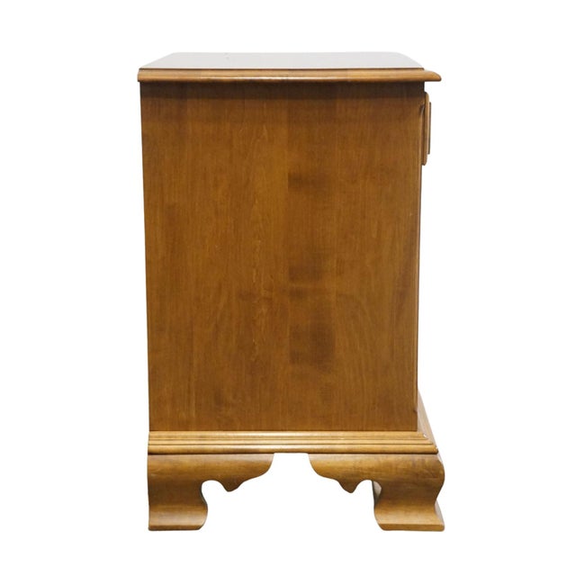 Ethan Allen Heirloom Nutmeg Maple 23" Open Cabinet Nightstand 10-5306 For Sale - Image 12 of 13