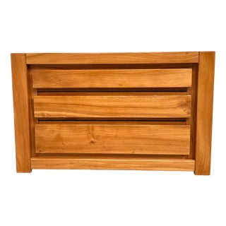 Vintage Elm Chest of Drawers from Maison Regain, 1970 For Sale