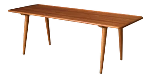 Vintage Danish At-11 Solid Teak Coffee Table by Hans J. Wegner