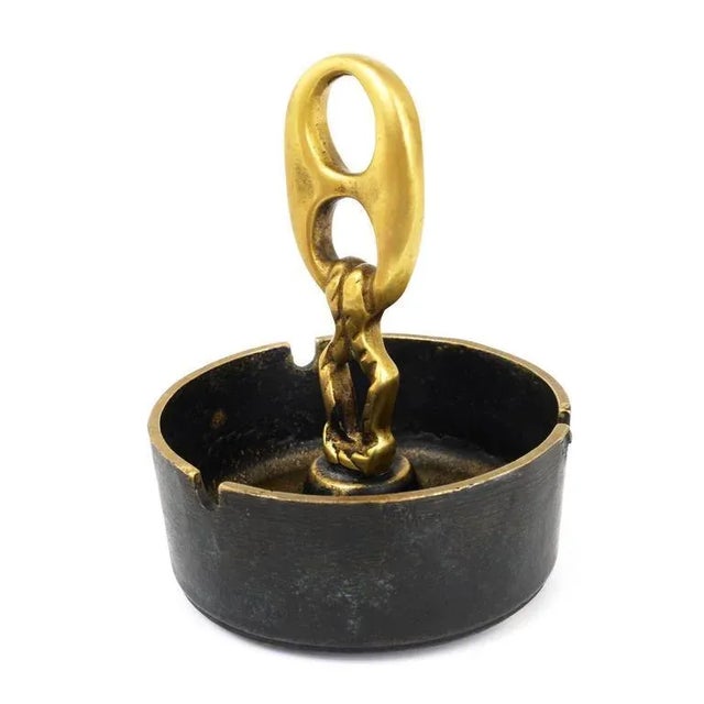 Modernist Brass Maritime Ashtray, Austria, 1950s For Sale - Image 6 of 9