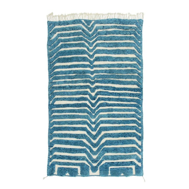 Hand-Knotted Wool Rug by Azele Studio For Sale - Image 10 of 10