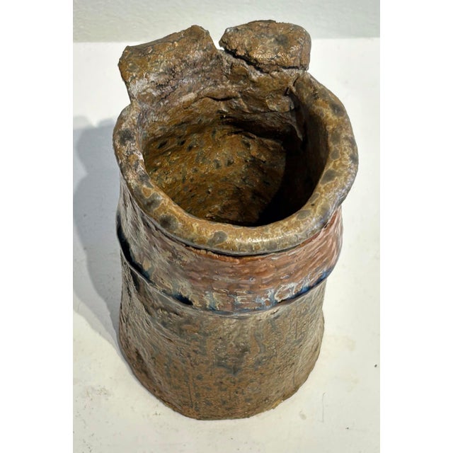 Mid-Century Modern Mid Century Modern Brutalist Vase For Sale - Image 3 of 8