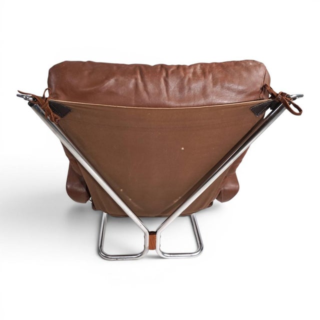 Wing Leather Armchair by Harald Relling for Westnofa, 1970 For Sale - Image 11 of 18