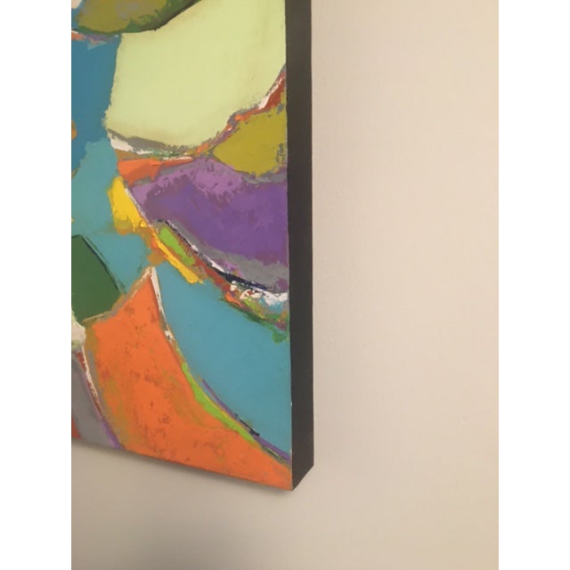 2022 Contemporary Abstract Expressionist Oil Painting by Jesus Galvan For Sale - Image 4 of 9