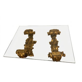 Vintage Hollywood Regency/Rococo Coffee Table For Sale