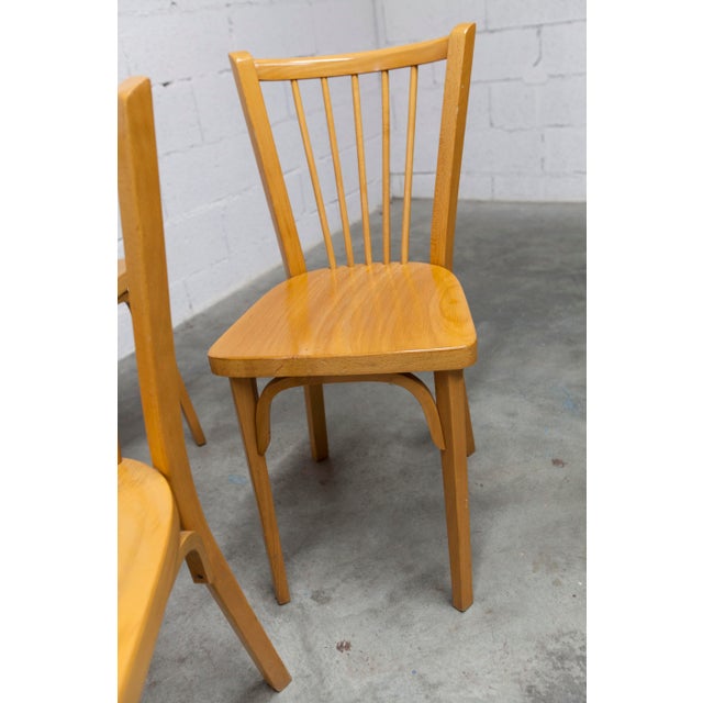 Model 153 Bistro Chairs from Baumann, 1981, Set of 4 For Sale - Image 10 of 18