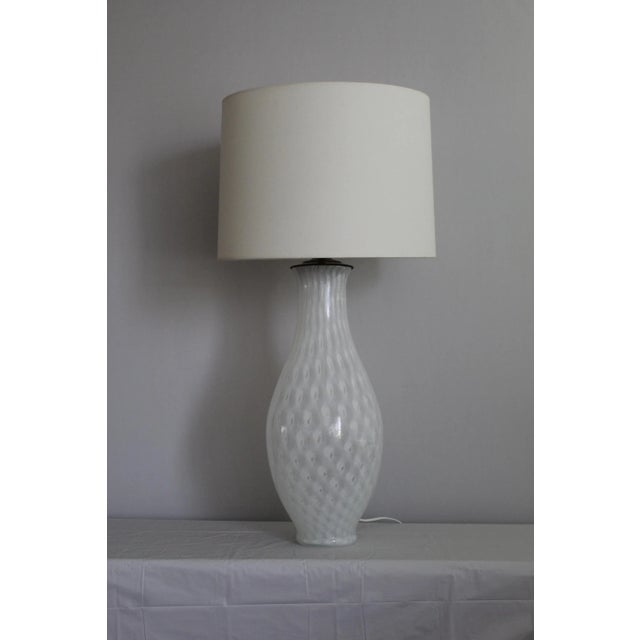 Modern White on White Murano For Sale - Image 3 of 11