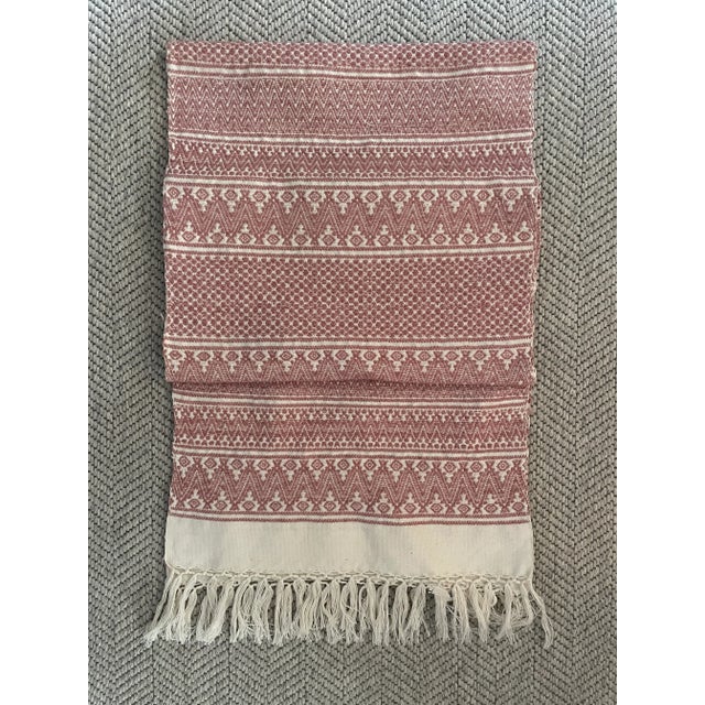 Guatemalan Handwoven Table Runner For Sale In Chicago - Image 6 of 6
