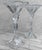 Vintage 13" Victorian Crystal Glass Lotus Flower Compote Pedestal Bowls - A Pair For Sale - Image 4 of 7