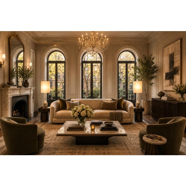 his pair of Art Nouveau table lamps reflects the movement’s commitment to organic line, ornamental detail, and sculptural...