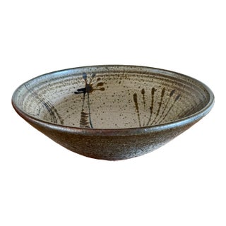 1960’s Antonio Prieto Glazed Ceramic Bowl For Sale