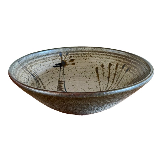 1960’s Antonio Prieto Glazed Ceramic Bowl For Sale