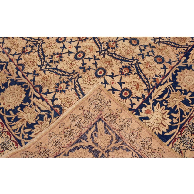 Textile Nazmiyal Collection Antique Kerman Rug For Sale - Image 7 of 7
