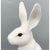 Late 20th Century Fitz and Floyd White Rabbit Figurine With Floral Accent | Butterfly Fields Collection - Spring, Easter, Cottagecore For Sale - Image 5 of 13