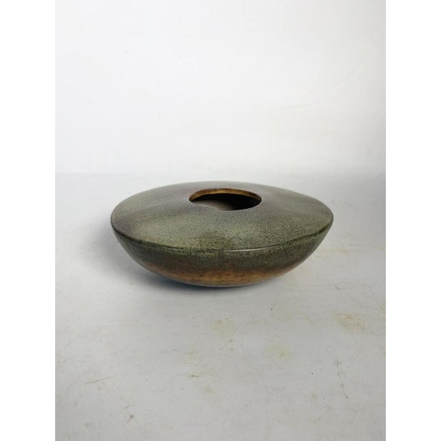 Stoneware Spherical Vase, France, 1960 For Sale - Image 3 of 11