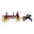 Cast Iron Horse Drawn Fireman Ladder Wagon For Sale