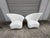 Grosfeld House Pair of Asymmetrical Channel Back Lounge Chairs For Sale - Image 4 of 14