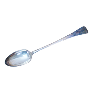 Antique Frederick Elkington Silver Plate Stuffing Serving Spoon 13"