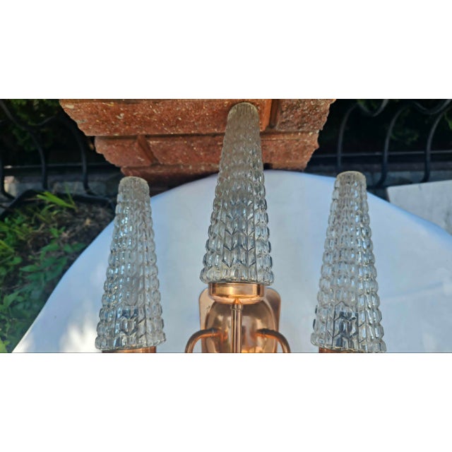 Vintage Triple Wall Lamp, 1960s For Sale - Image 4 of 11