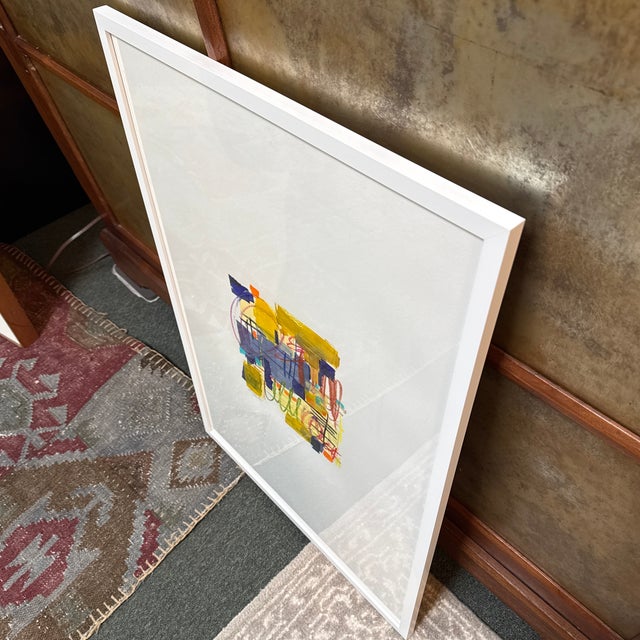 Blue Isabel Wyatt "Blue Bee Bop" Original Painting, Signed For Sale - Image 8 of 12