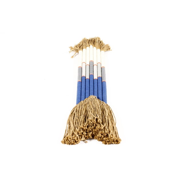 Vintage Mid Century 70’s Textile Wall Hanging — Jute & Wool — Fibers by Tate For Sale - Image 4 of 7