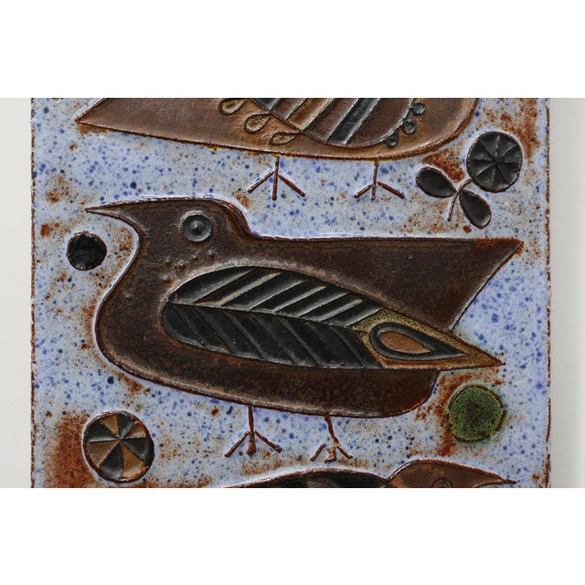 Mid‑Century Modern Ceramic Wall Panel by Amphora, Belgium, 1960 For Sale - Image 10 of 11