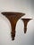 Neoclassical 1950s Vintage Italian Wooden Wall Shelf Brackets - A Pair For Sale - Image 3 of 12