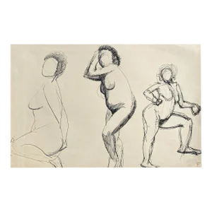 1970s Frank Wallace Female Nudes