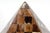 Vintage Monumental Horn and Wood Pyramid Two Part Box Style of Karl Springer For Sale - Image 9 of 12