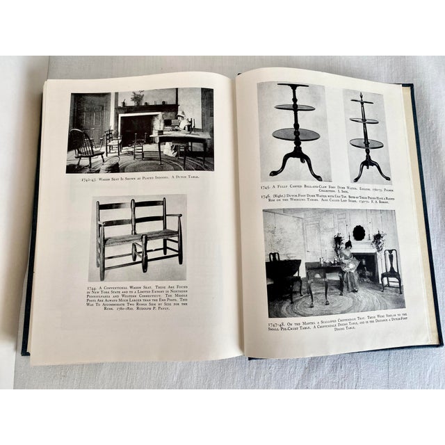 Textile Mid 20th Century Furniture Treasury by Wallace Nutting - 2-Volume Hardcover Book Set Macmillan 1948 For Sale - Image 7 of 18