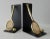 C.1980's Brass Tennis Racket & Ball Bookends With Black Satin Metal Backs -Made Exclusively for Lord & Taylor For Sale - Image 13 of 13