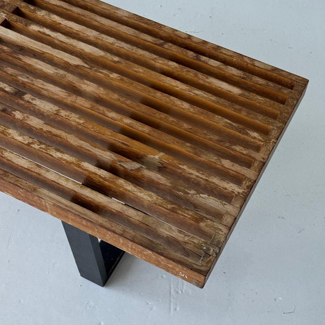 Herman Miller 1960s Nelson Slat Bench by George Nelson for Herman Miller For Sale - Image 4 of 7