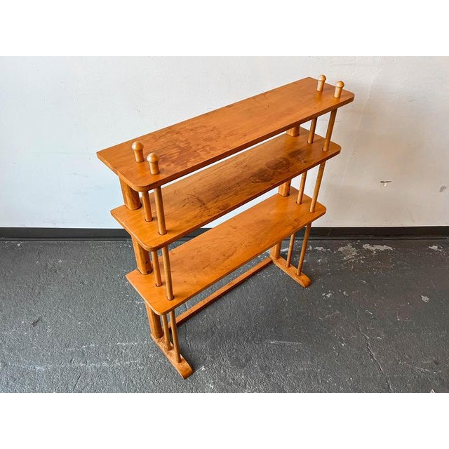 Birch Veneer Bookcase, 1960s-1970s For Sale - Image 6 of 18