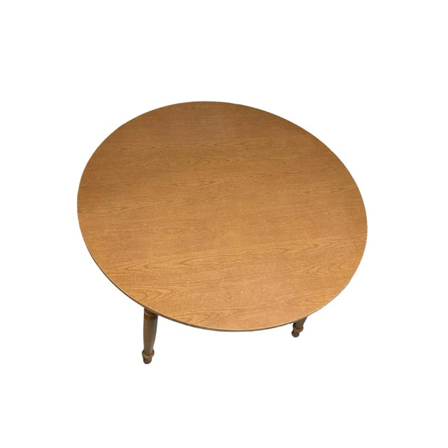 Vintage Dining Table Ethan Allen by Baumritter Round/Oval American
