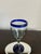 Pair of Hand-Blown-Style Stemmed Wine or Cordial Glasses For Sale In Dallas - Image 6 of 7