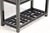 Antique Chinese Black Lacquer Scholar Travel Desk & Two Yoke Back Chairs For Sale - Image 4 of 18